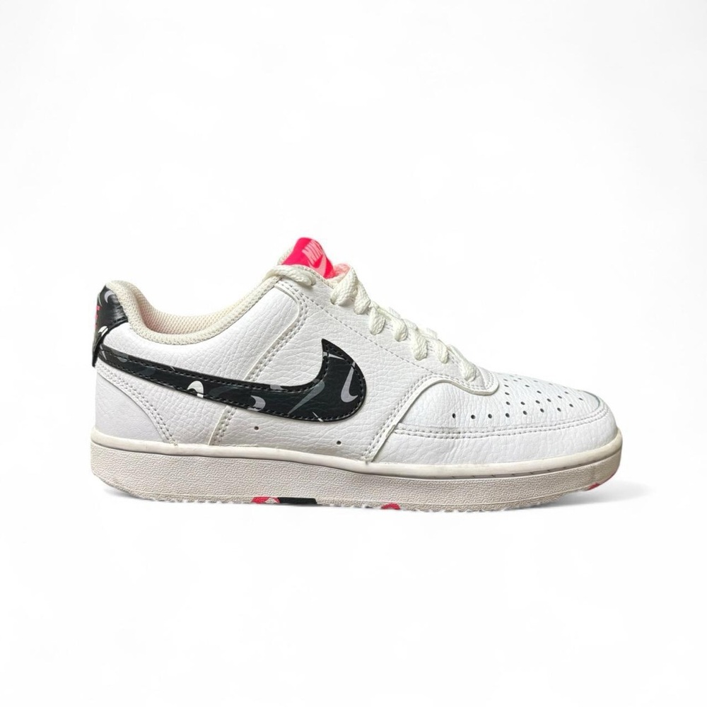 Women’s size 6.5 - Nike Court Vision Low White Hyper Pink DM8079-100